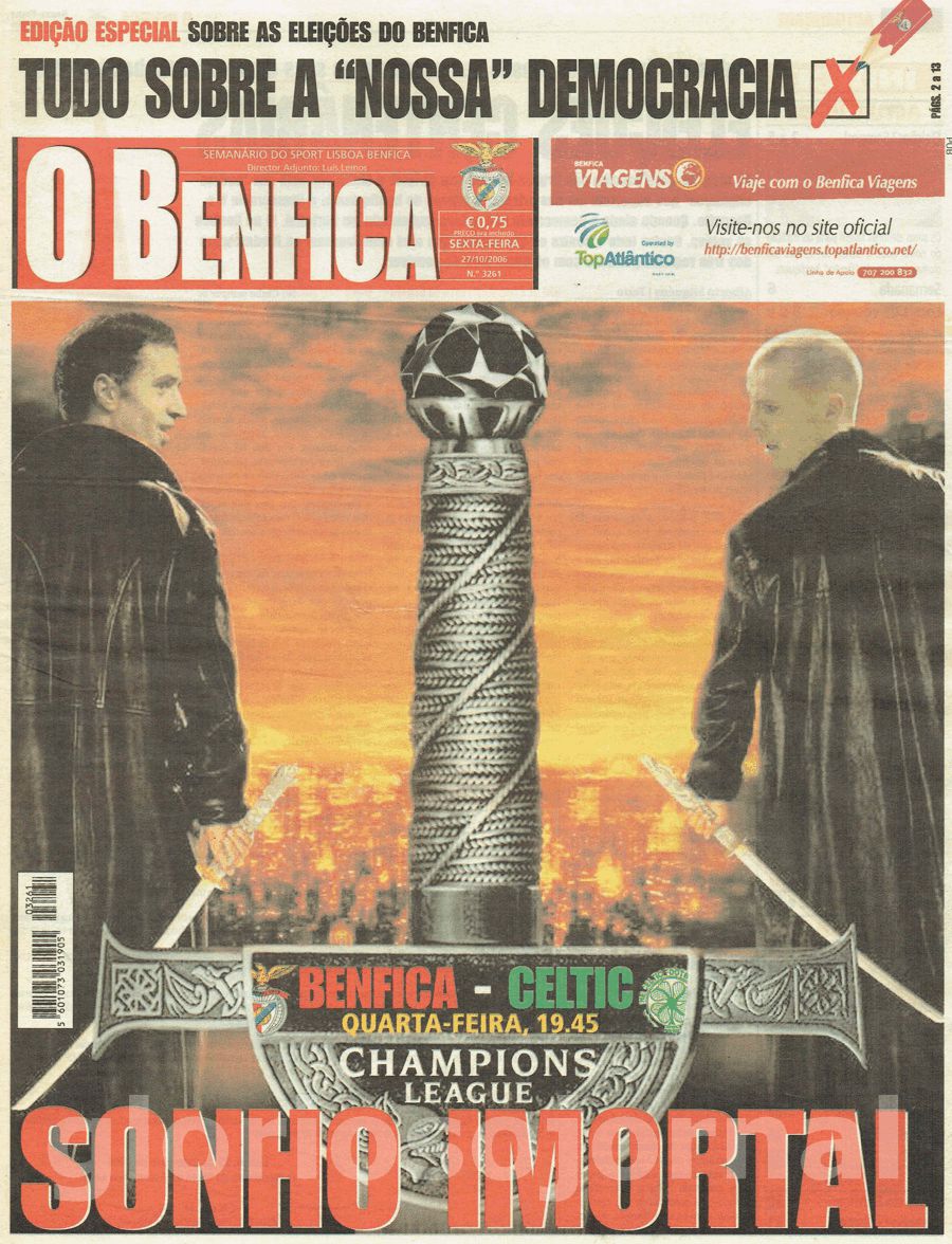 jornal o benfica 3261 2006-10-27